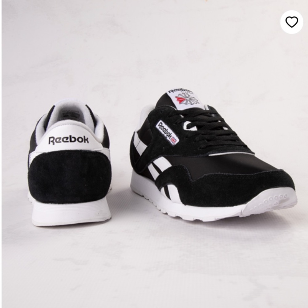 Reebok | Women’s Classic Athletic Shoe - Black / White // Size: W10 M8 - Picture 2 of 8